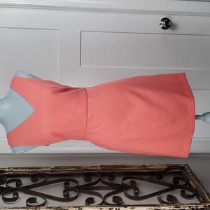 Loft Petite Salmon Colored Dress, Size 4P